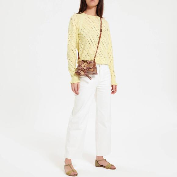 See By Chloe Sweaters - See by Chloe Open Knit Sweater Young Green